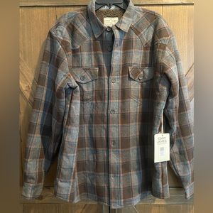 NWT Men’s Cody James Flannel Lined Shirt